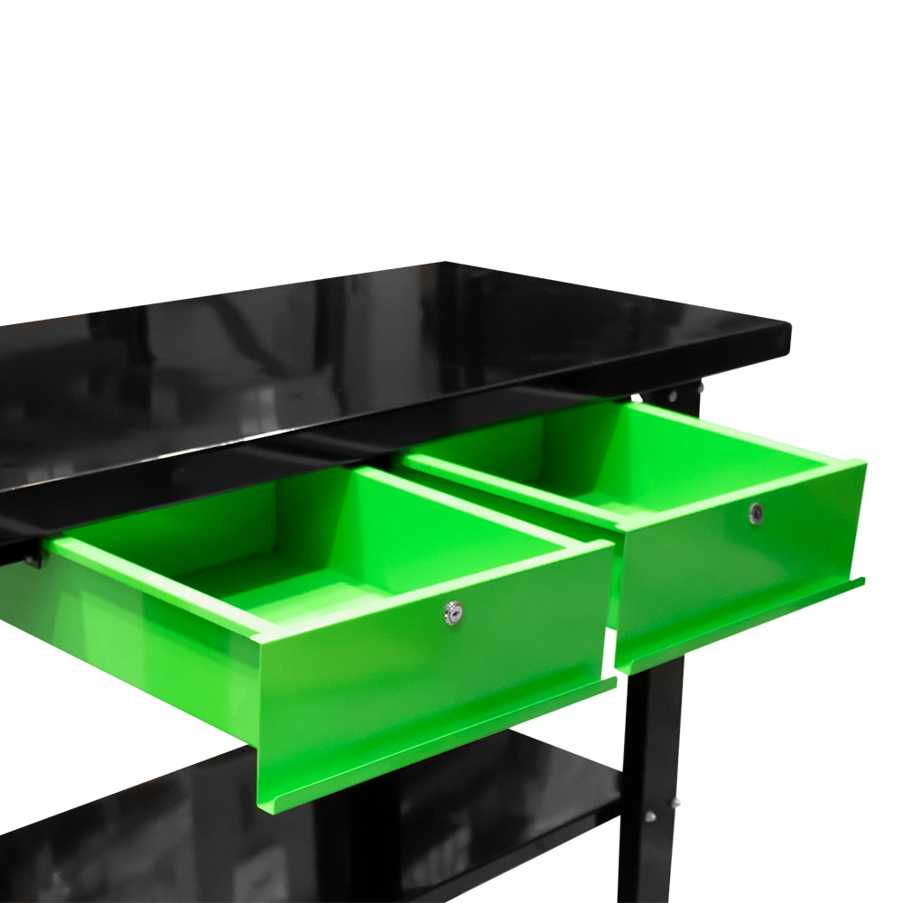 Tavolo da lavoro con 2 cassetti