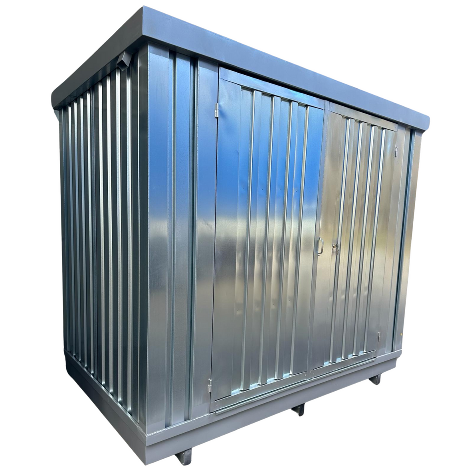 Open-Space-Container aus Wellblech