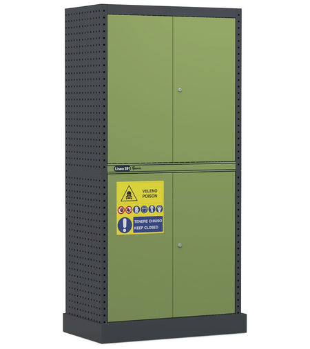 ARMADIO 391 PER FITOSANITARI E PESTICIDI - DIM. MM  L=944 P=540 A=1900