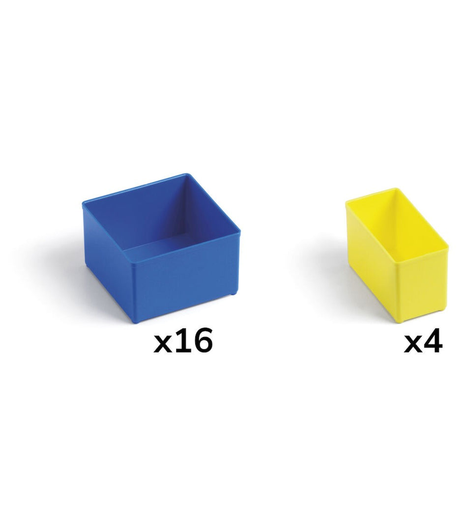 KIT CONTENITORI IN PLASTICA PER CASSETTO GARAGE 391