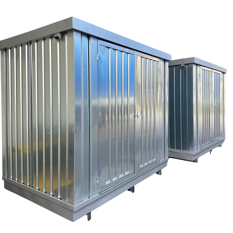 Open-Space-Container aus Wellblech