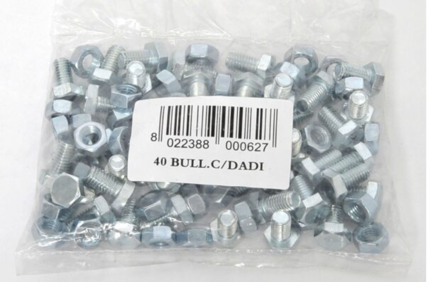 Kit 40 bolts and 40 nuts - GRIMA