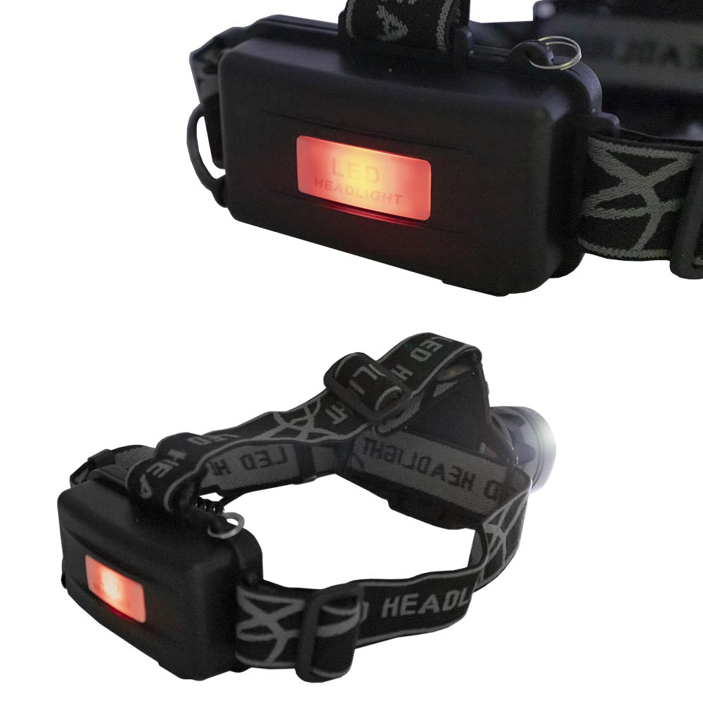 Lampada frontale da 800 lm (cob + cree)