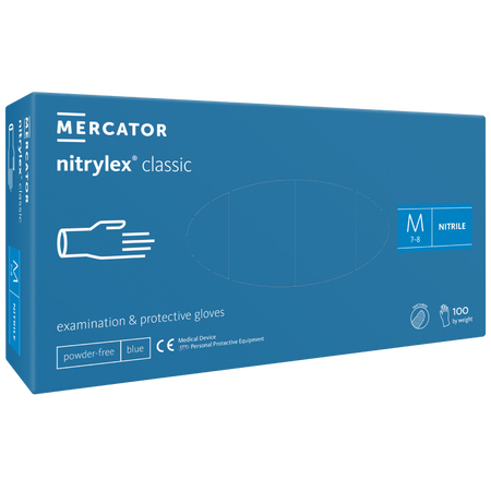 Guanti nitrylex classic blu