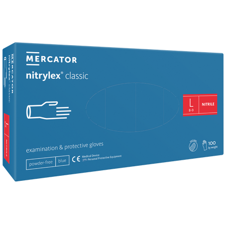 Guanti nitrylex classic blu