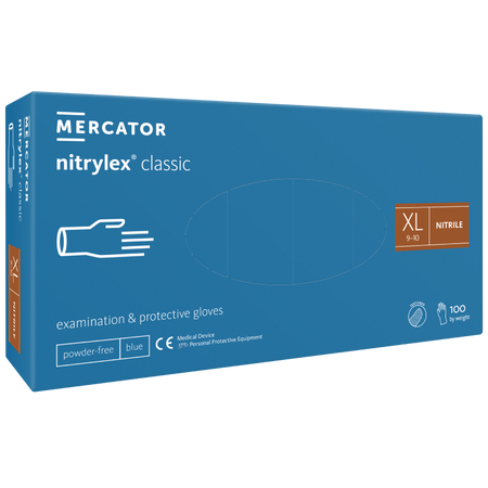 Guanti nitrylex classic blu
