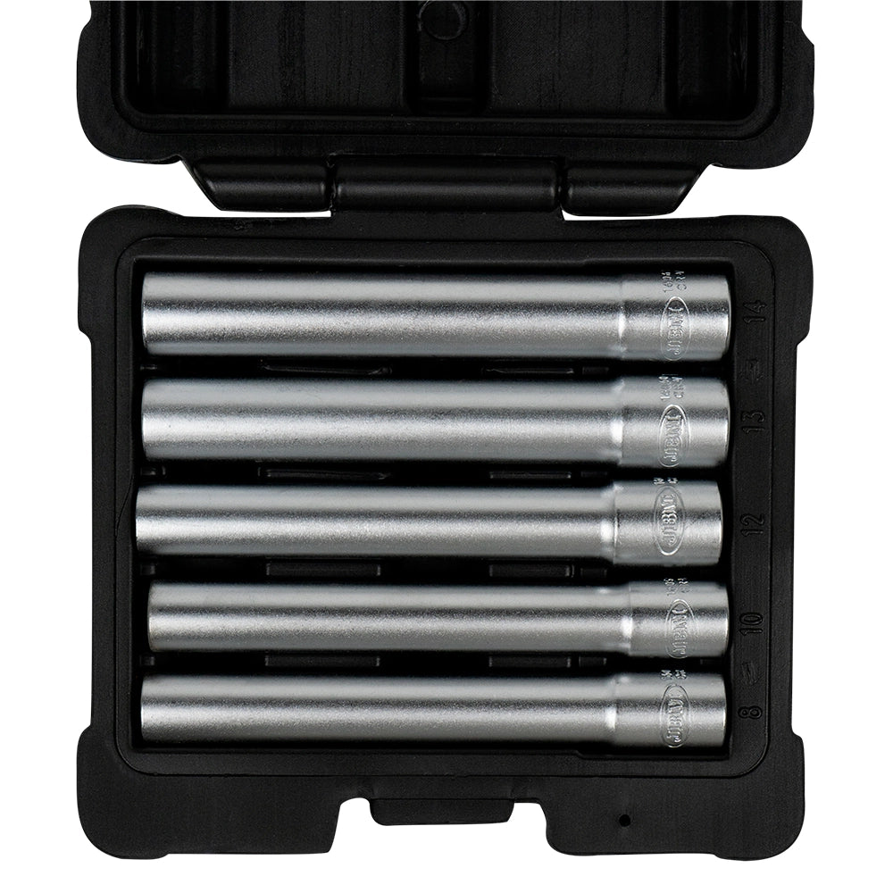 5 bussole esagonali lunghe da 3/8"