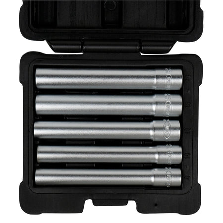 5 bussole esagonali lunghe da 3/8"
