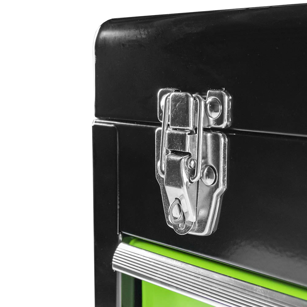 Cassetta per utensili con tre cassetti frontali + scompartimento superiore