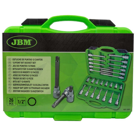 Set di inserti 12 facce 26 pezzi