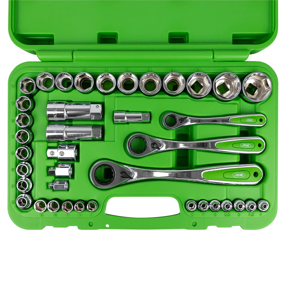 Valigetta portautensili 39 pezzi bussole esagonali profilo basso