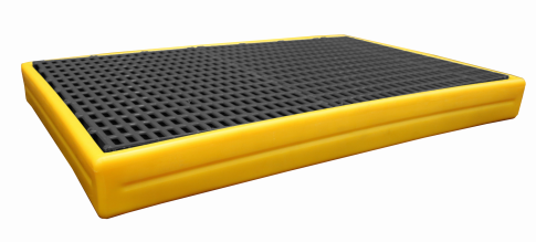HDPE-Sammelbehälter mit PP-Gitter - Fassungsvermögen 41 L