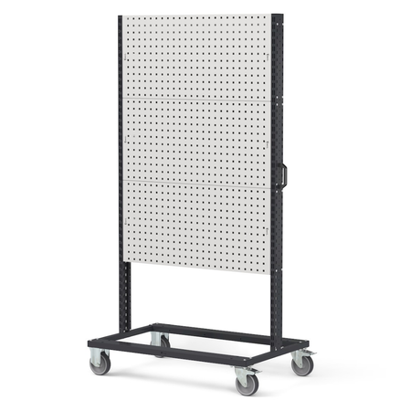 BINCART1009, Carrello con 6 pannelli forati