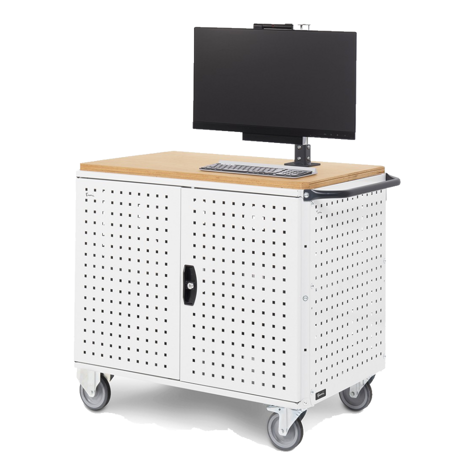 CLEVER1031, Carrello Clever Large con piastra porta monitor VESA