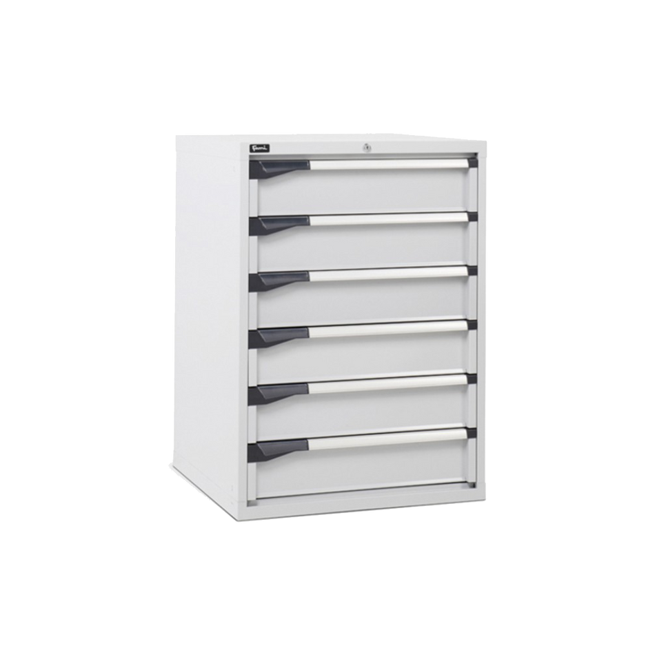 D33A100C01001, Cassettiera da lavoro, 6 cassetti, L714 x P726 x H1000 mm