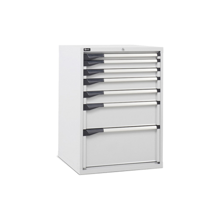 D33A100C01002, Cassettiera da lavoro, 7 cassetti, L 714 x P 726 x H 1000 mm