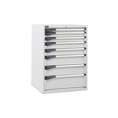 D33A100C01003, Cassettiera da lavoro, 8 cassetti, L 714 x P 726 x H 1000 mm