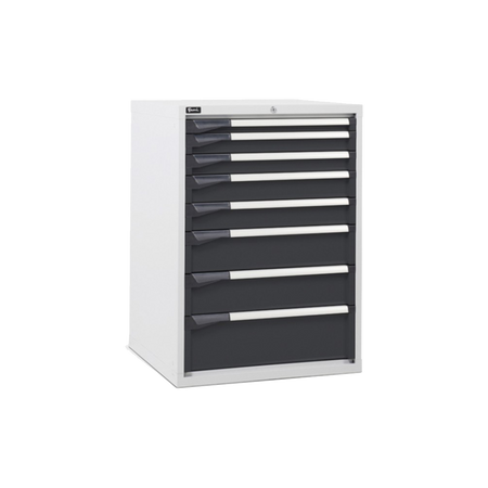 D33A100C01003, Cassettiera da lavoro, 8 cassetti, L 714 x P 726 x H 1000 mm
