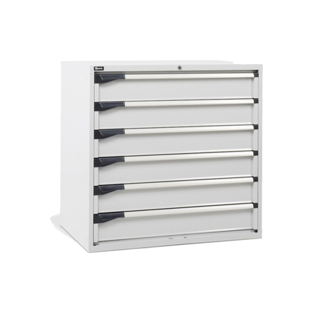 D53A100C01001, Cassettiera da lavoro, 6 cassetti, L 1020 x P 726 x H 1000 mm