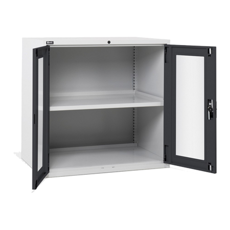 D53A100C01006, Armadio basso, 2 ante in policarbonato, L1020 x P726 x H1000 mm