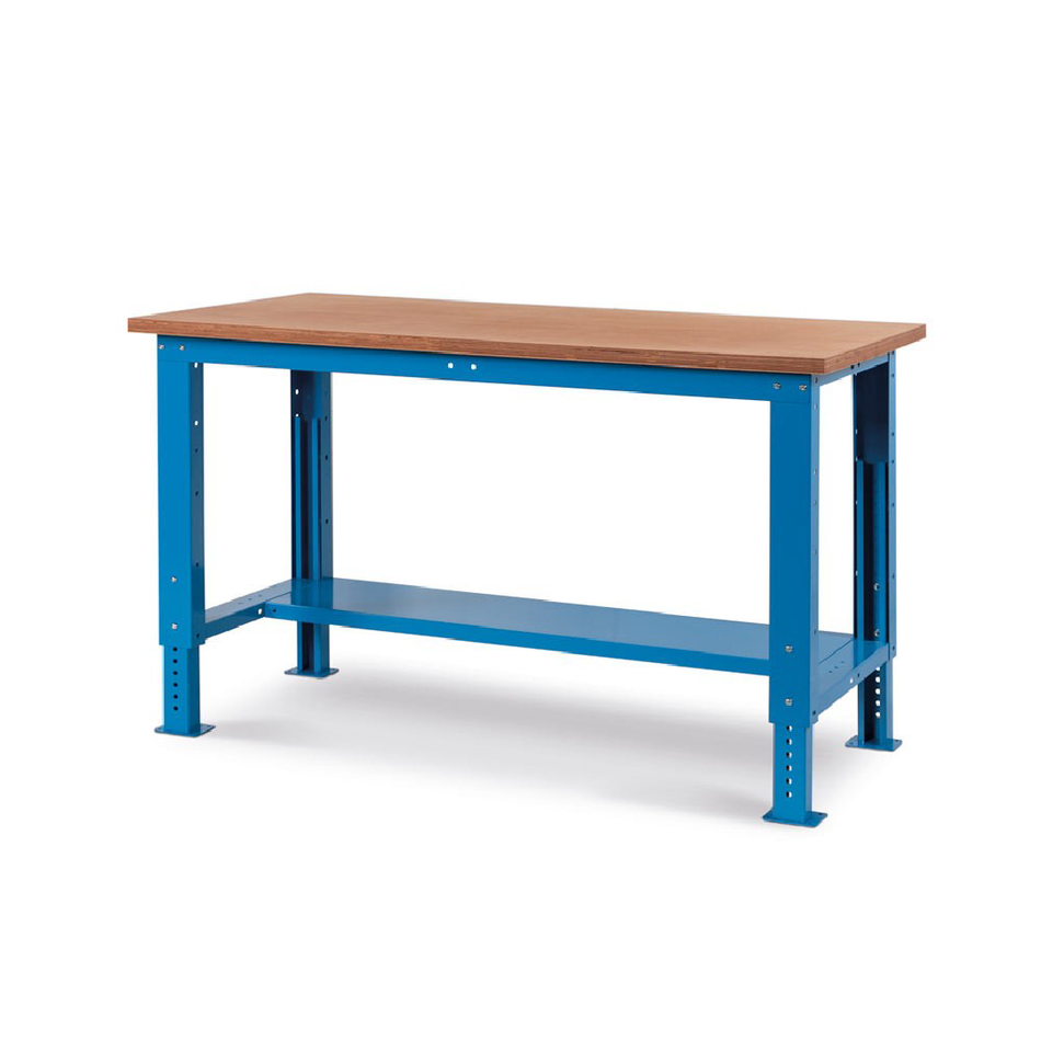 FBG02S1500R00, Banco con piano in legno con gambe regolabili, L 1500mm