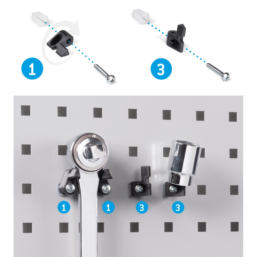 FBLIT009007, Ganci portautensili Unipok