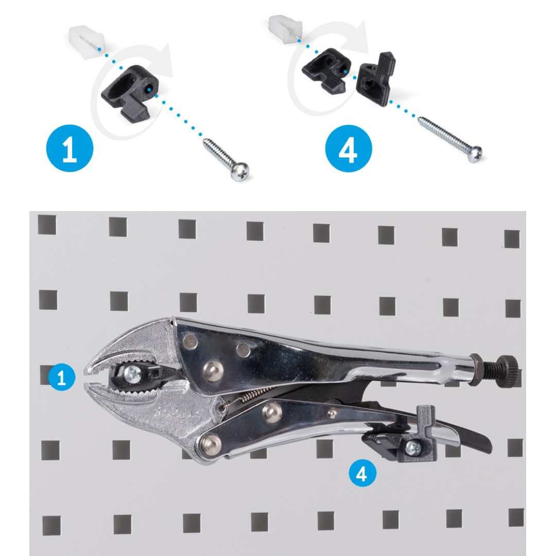 FBLIT009007, Ganci portautensili Unipok