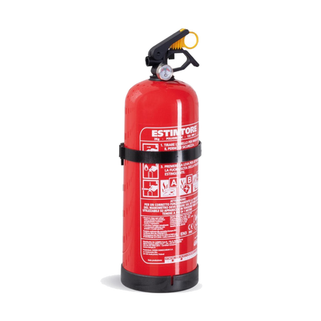 FBLIT023000, Porta estintore con estintore da 2 kg
