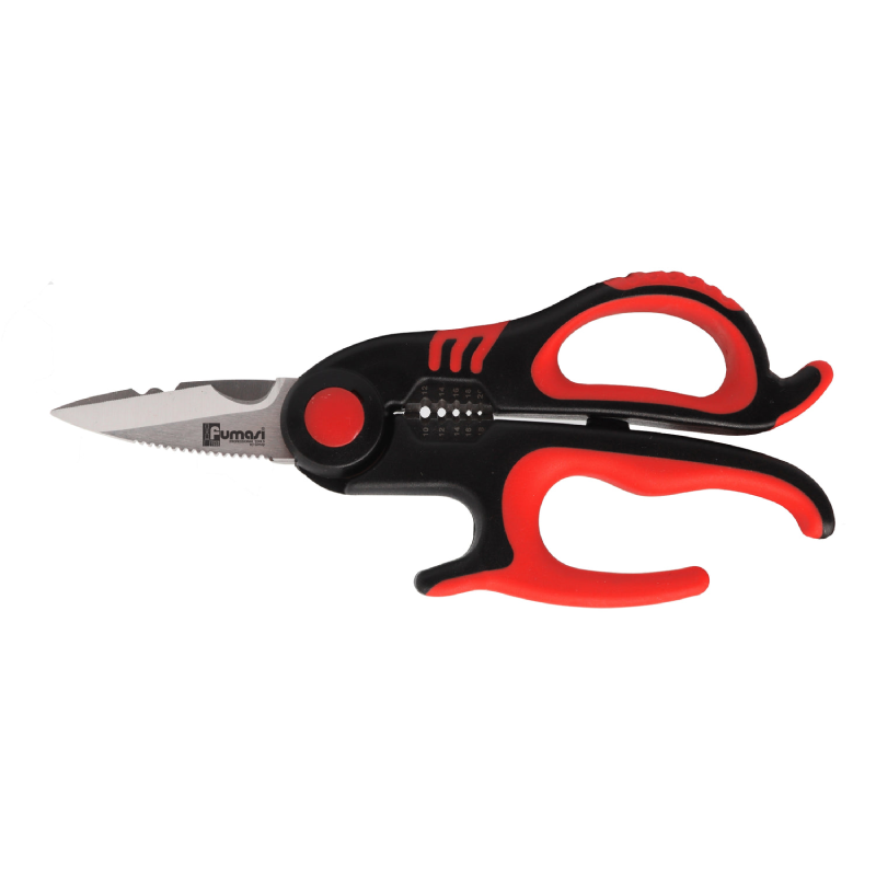 Forbici professionali per elettricisti con tagliacavo