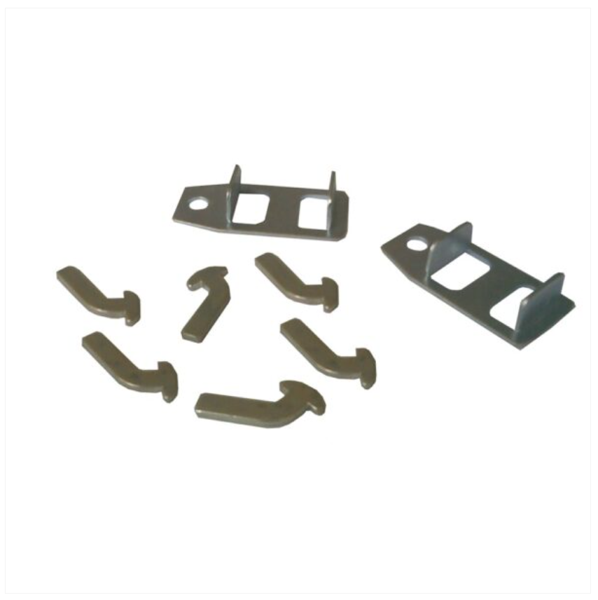 Set mit 6 Sicherheitshaken, 2 Füßen und 1 Wandhalterung – KOMPOS