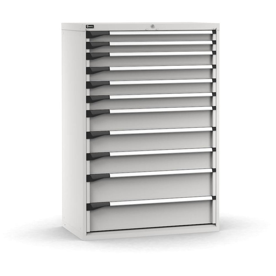 M52A150C010FQ, Cassettiera porta attrezzi con 11 cassetti, L1020 x P573 x H1500 mm