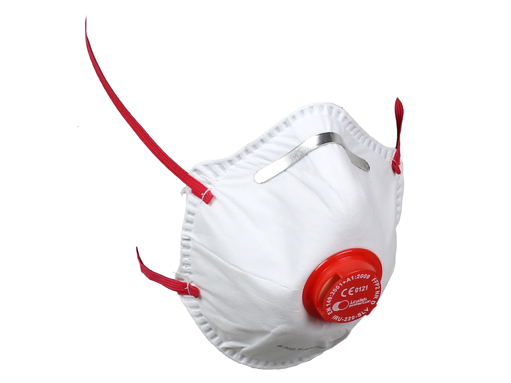 Mascherina a conchiglia con valvola FFP2 - IRU 220 SLV - confezione 10 pezzi