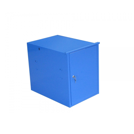 Mobiletto da banco in ferro, serie 12