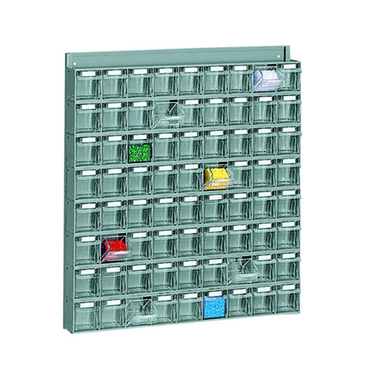 Cassettiera practibox 72 cassetti basculanti - 600x78x650