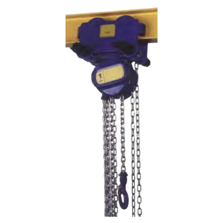 Paranco manuale con carrello ribassato