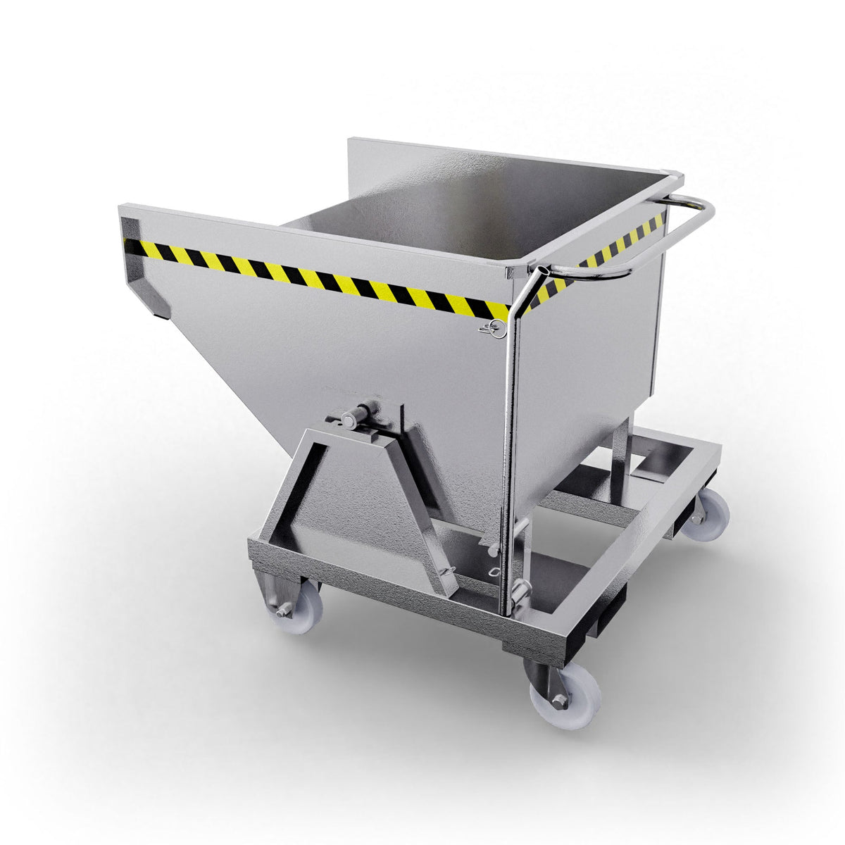 SBR450 benna ribaltabile con ruote con capacità 450 Lt