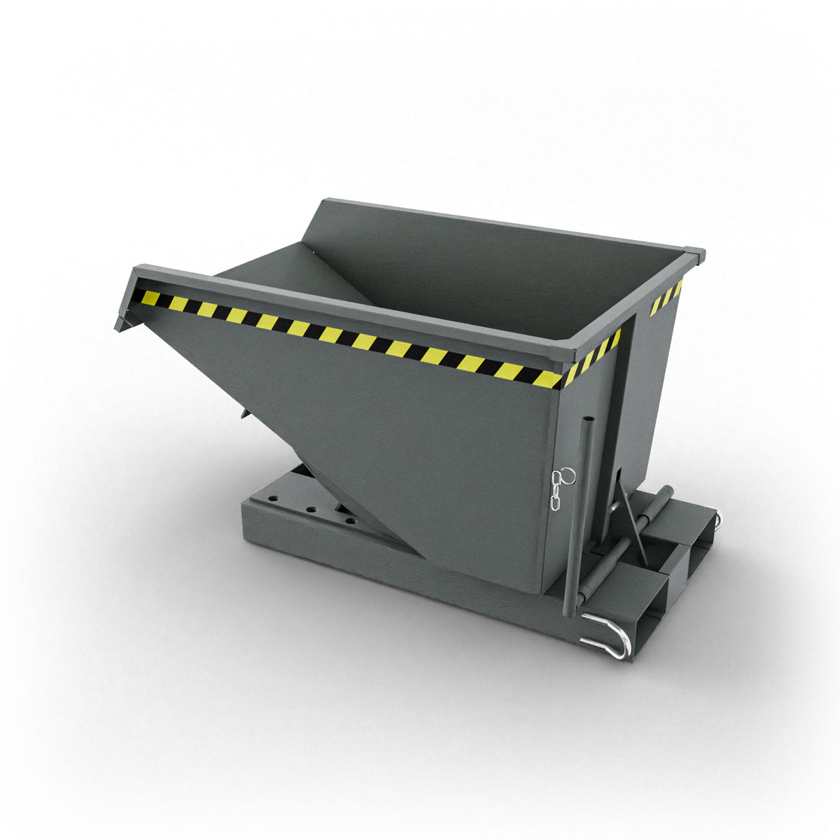 SBSR400 benna ribaltabile senza ruote con capacità 400 lt
