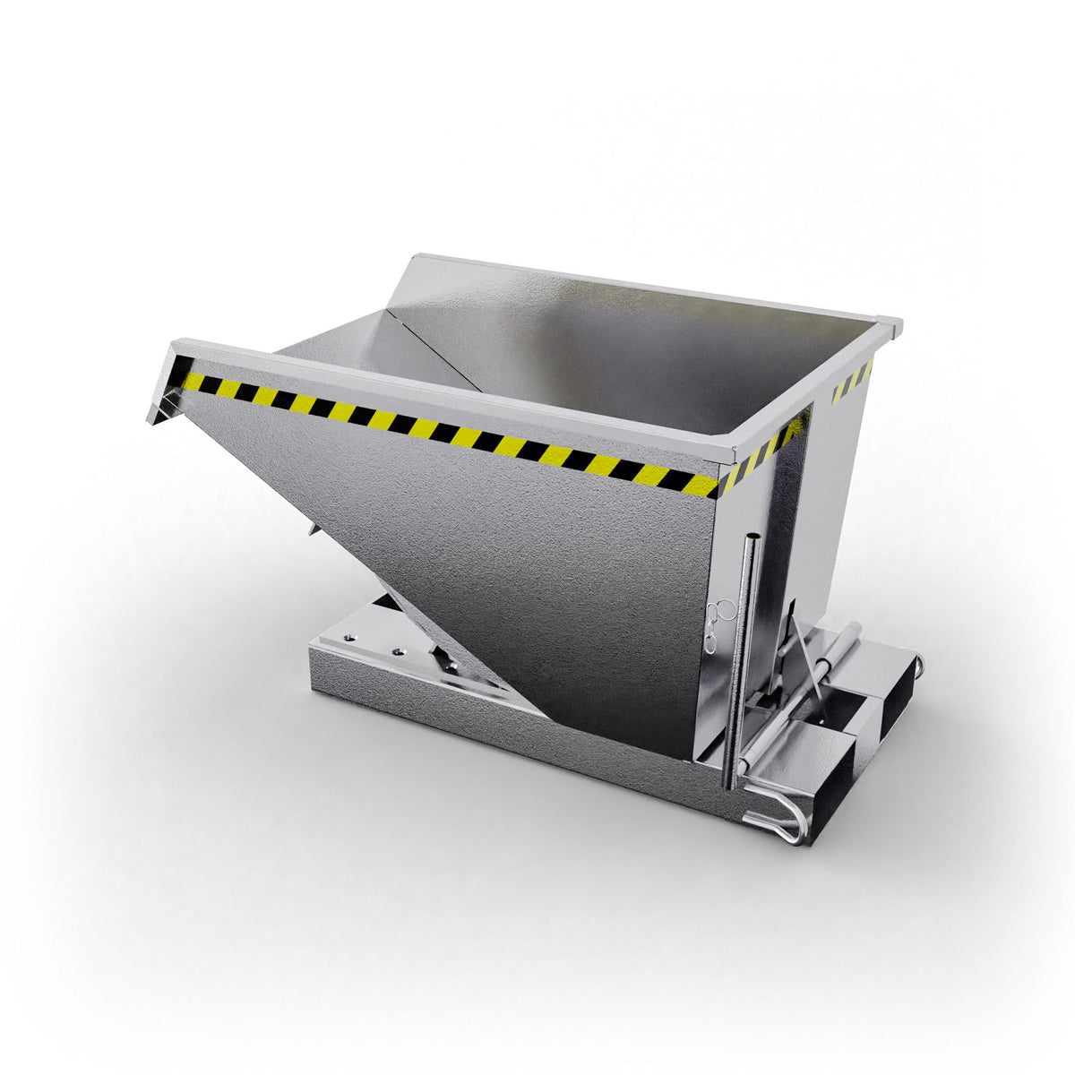 SBSR400 benna ribaltabile senza ruote con capacità 400 lt