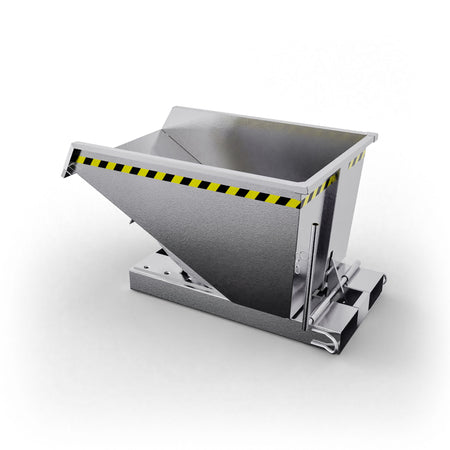 SBSR400 benna ribaltabile senza ruote con capacità 400 lt