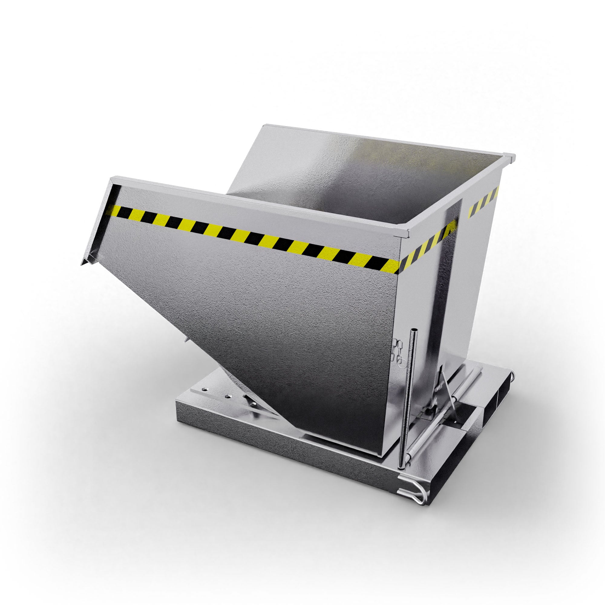 SBSR760 benna ribaltabile senza ruote con capacità 760 lt