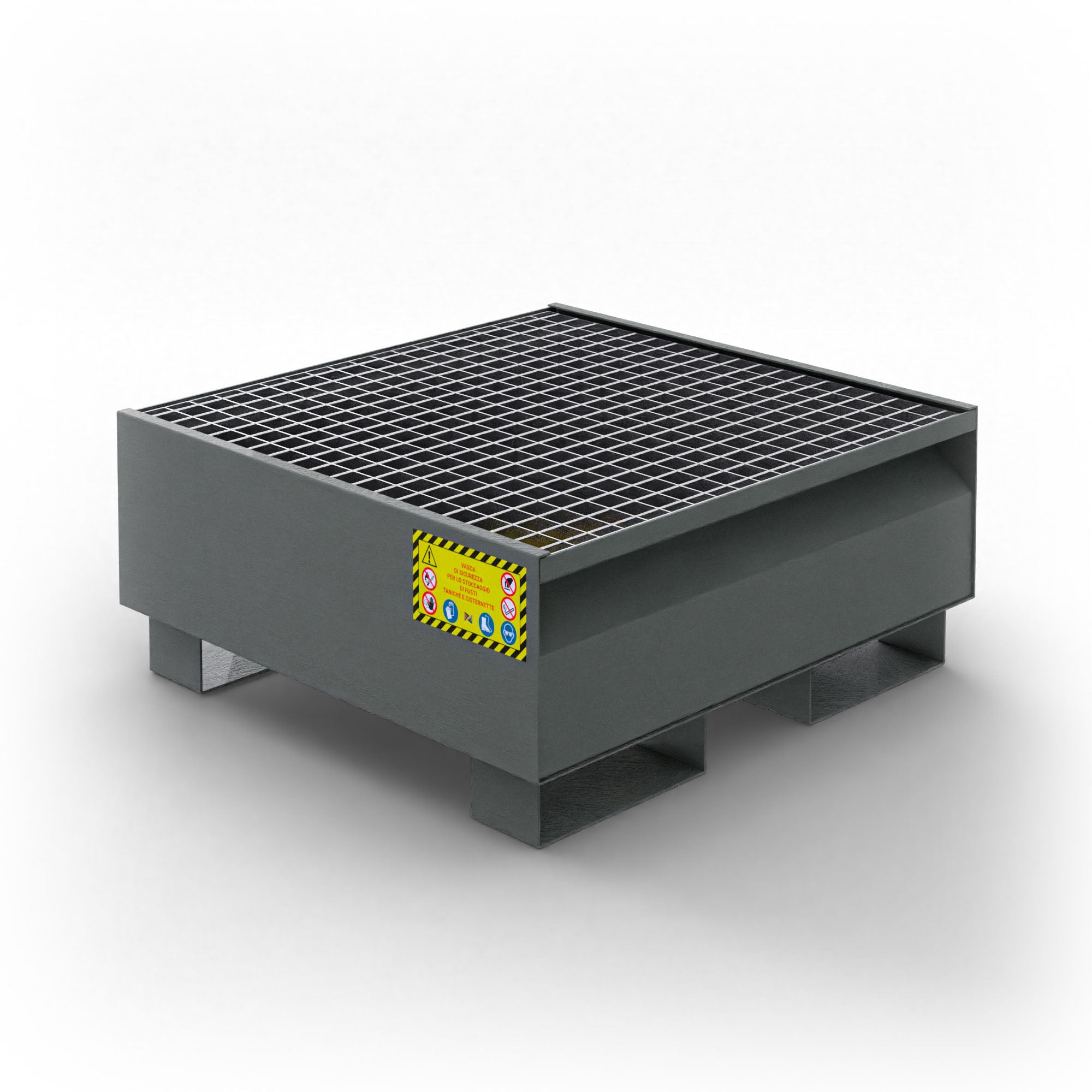 Vasca di raccolta per 1 fusto da 200 LT