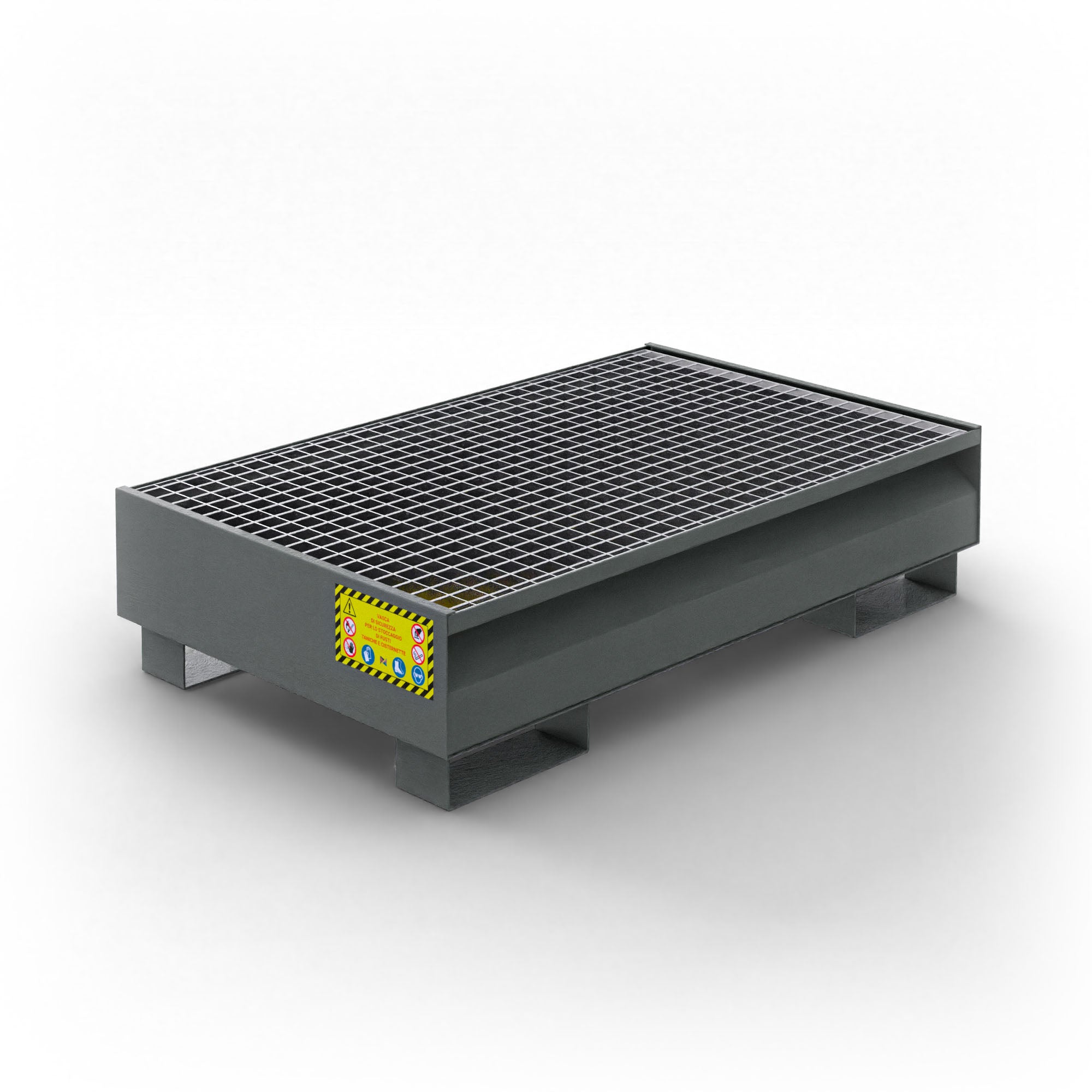 Vasca di raccolta per 2 fusti 200 da LT