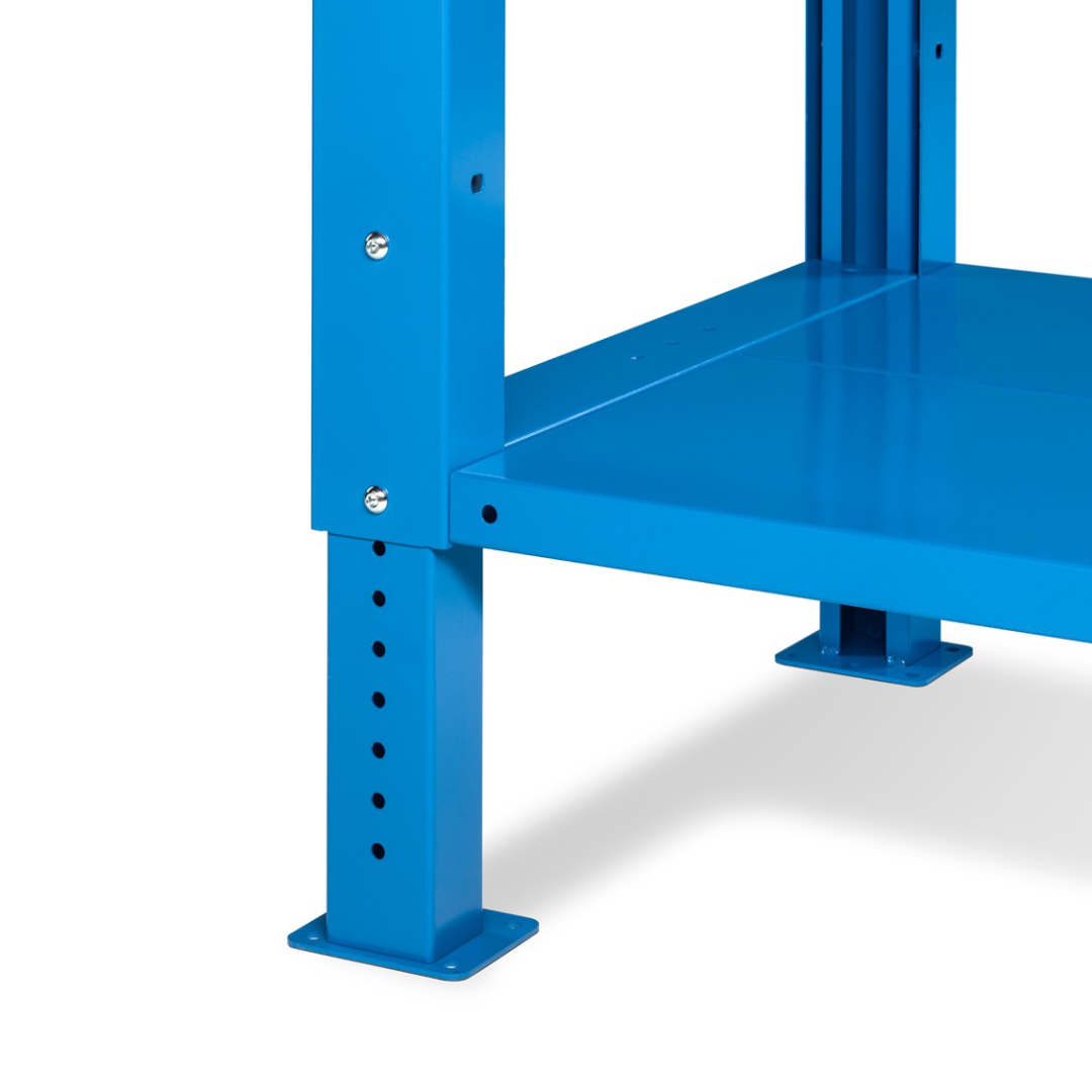 WORK20, Banco da lavoro con 1 armadio a cassetti con 4 cassetti