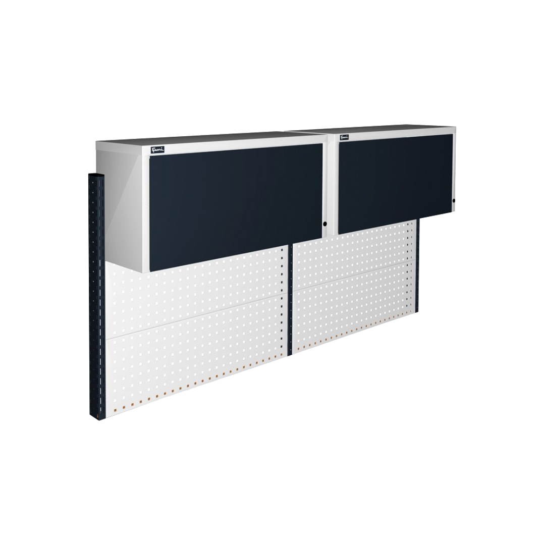 WORKLOOK20, Parete attrezzata con pensile vasistas