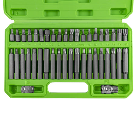 Valigetta con 42 chiavi per viti torx, triple square e a brugola standard