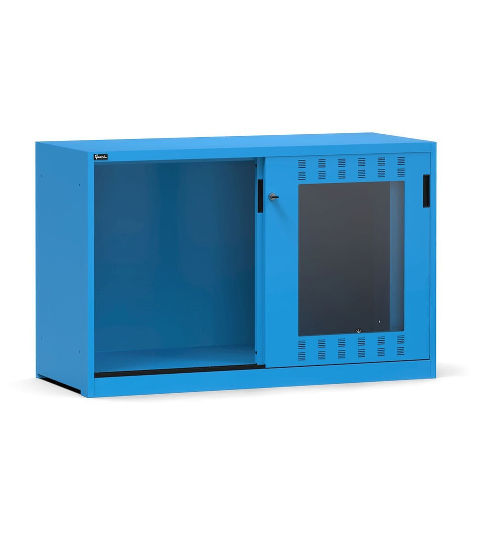 Perform wardrobe with slotted sliding doors in polycarbonate key comfort C0 VUOTO-EH=78X27 - dim. mm L=1428 D=600 A=915