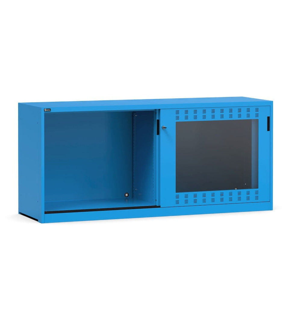 Perform wardrobe with slotted sliding doors in key comfort polycarbonate - dim. mm L=2040 D=600 A=915
