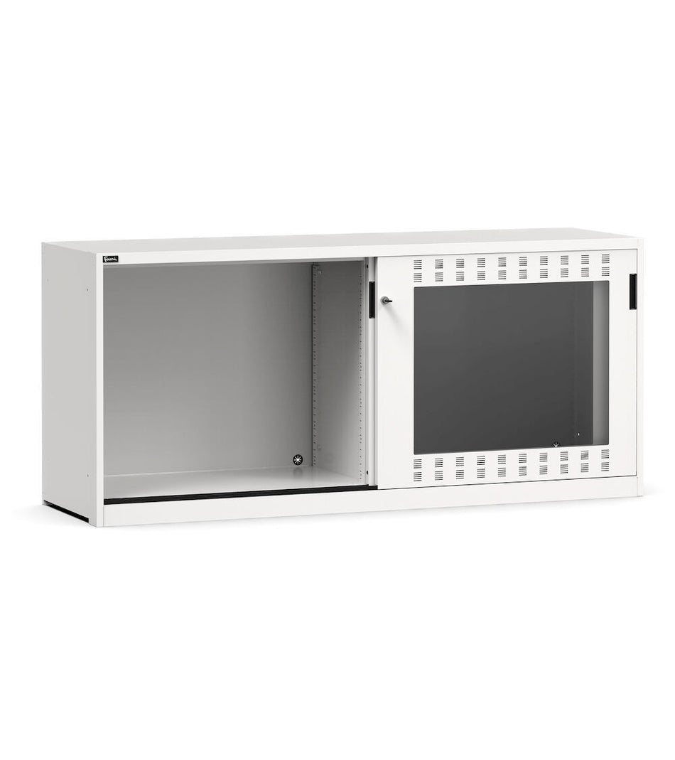 Perform wardrobe with slotted sliding doors in key comfort polycarbonate - dim. mm L=2040 D=600 A=915