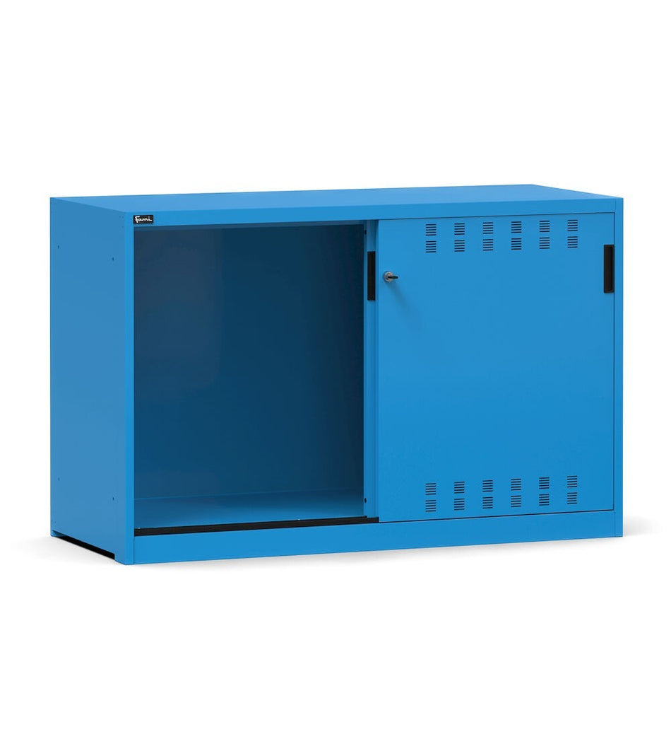 Perform wardrobe with slotted sliding doors key comfort C0 empty-EH=78X27 - dim. mm L=1428 D=600 A=915