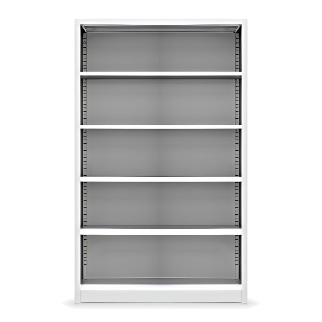 Armadio a giorno - 4 ripiani spostabili con bordi arrotondati (senza ante)